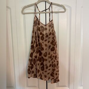 Animal Print Flowy Swing Top